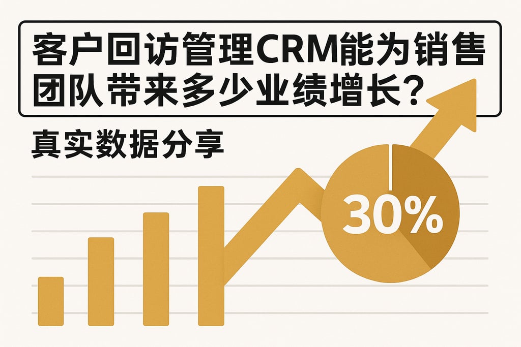 客户回访管理CRM能为销售团队带来多少业绩增长？真实数据分享