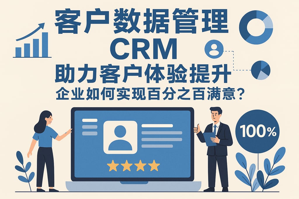 客户数据管理CRM助力客户体验提升，企业如何实现百分之百满意？