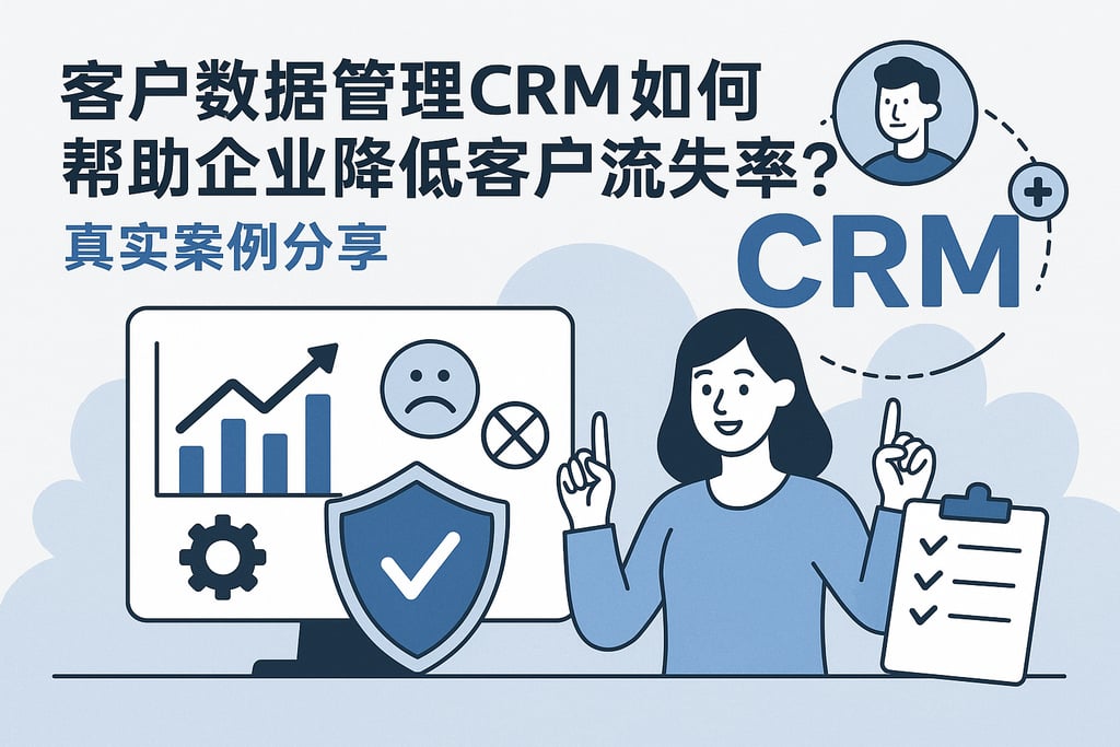 客户数据管理CRM如何帮助企业降低客户流失率？真实案例分享