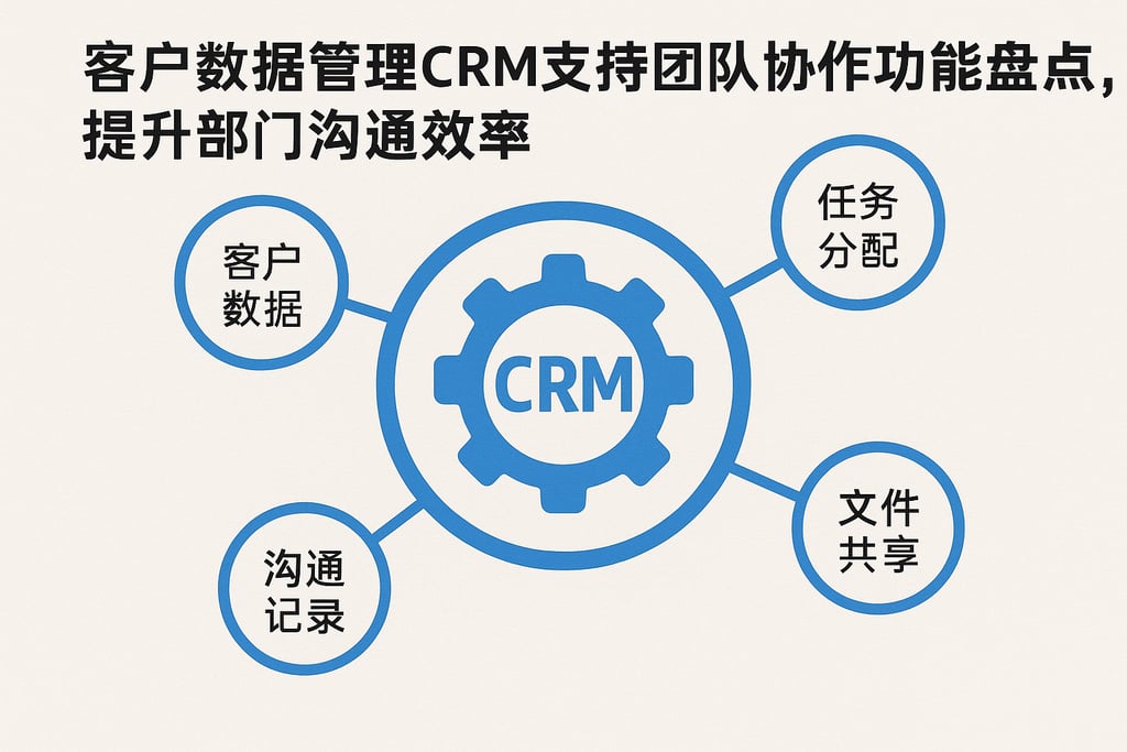 客户数据管理CRM支持团队协作的功能盘点，提升部门沟通效率