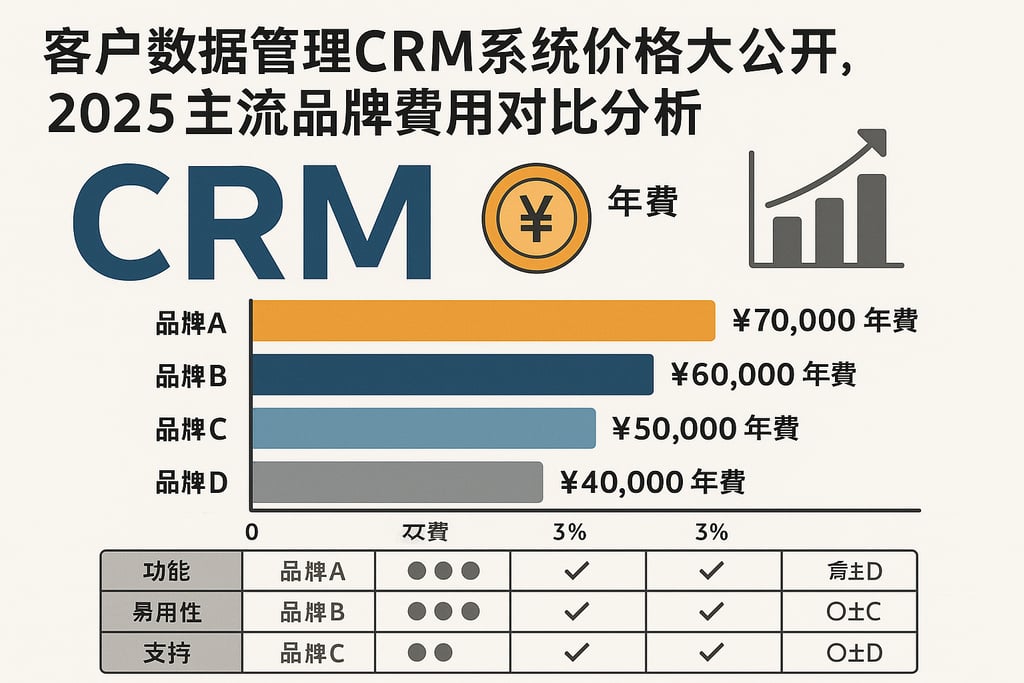 客户数据管理CRM系统价格大公开，2025主流品牌费用对比分析