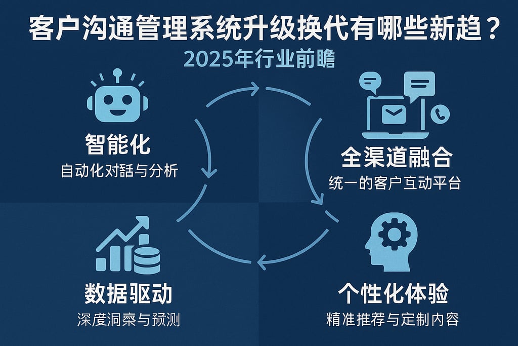 客户沟通管理系统升级换代有哪些新趋势？2025年行业前瞻