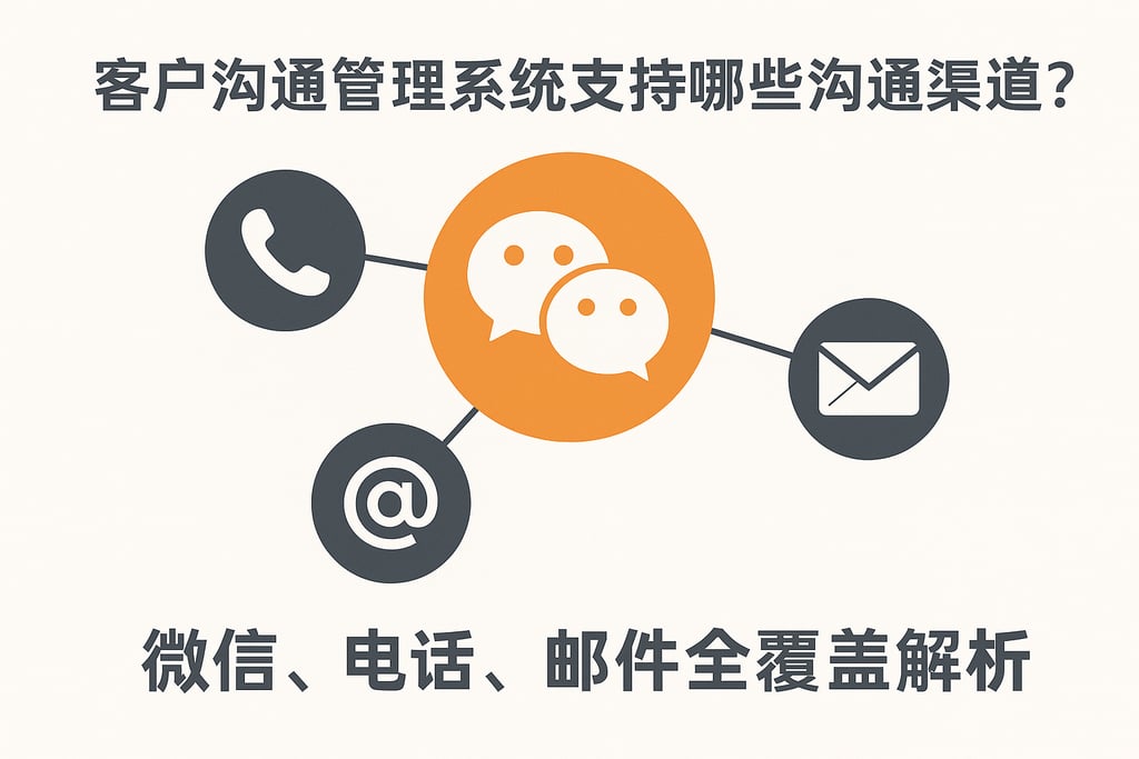客户沟通管理系统支持哪些沟通渠道？微信、电话、邮件全覆盖解析
