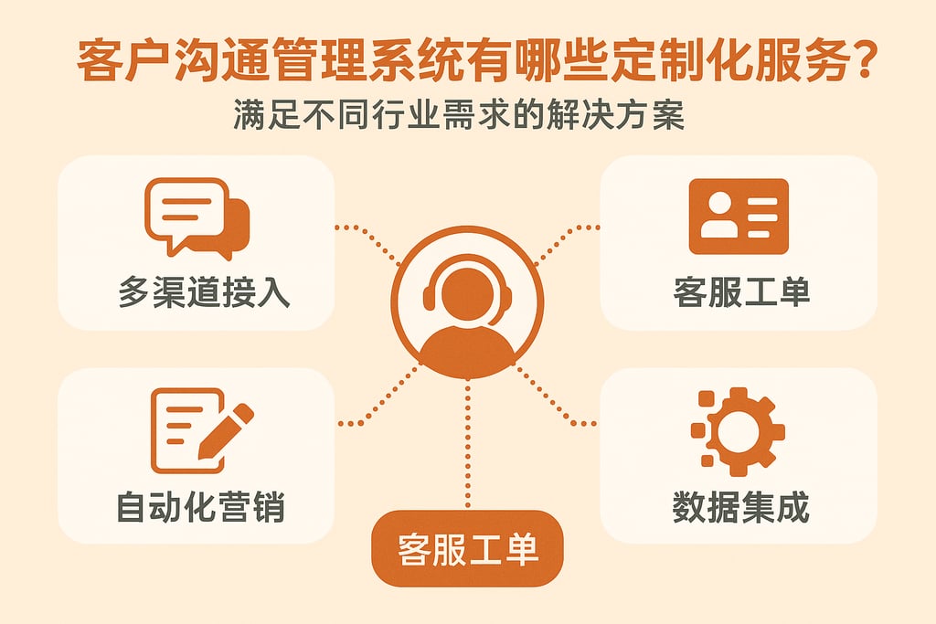 客户沟通管理系统有哪些定制化服务？满足不同行业需求的解决方案