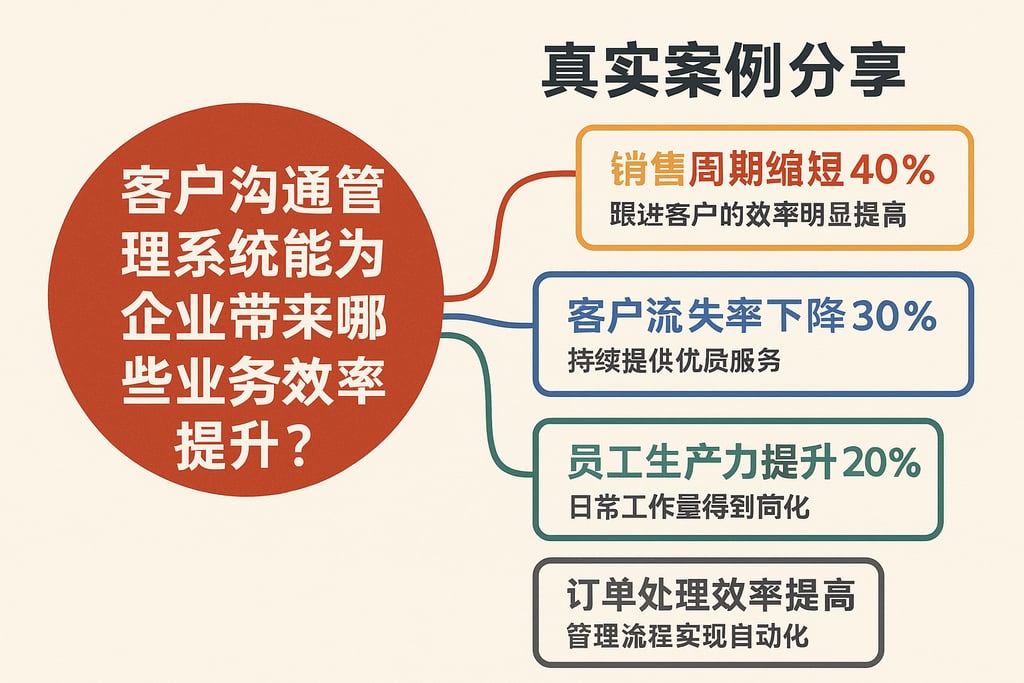 客户沟通管理系统能为企业带来哪些业务效率提升？真实案例分享