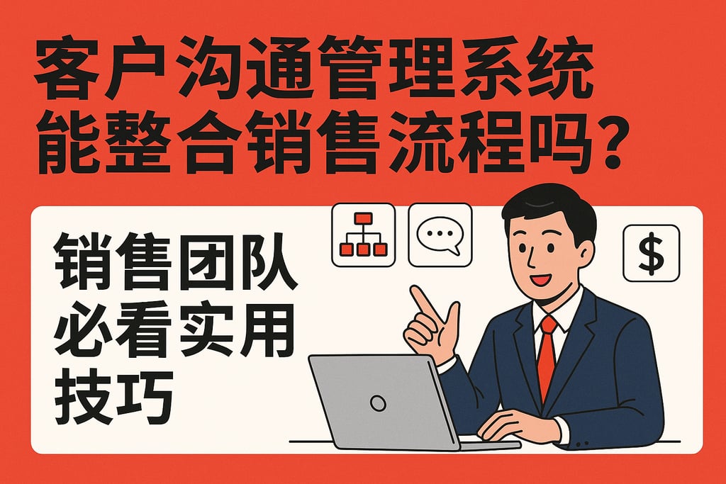 客户沟通管理系统能整合销售流程吗？销售团队必看实用技巧