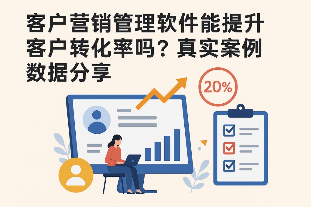 客户营销管理软件能提升客户转化率吗？真实案例数据分享