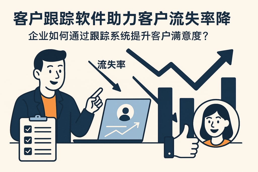 客户跟踪软件助力客户流失率下降，企业如何通过跟踪系统提升客户满意度？