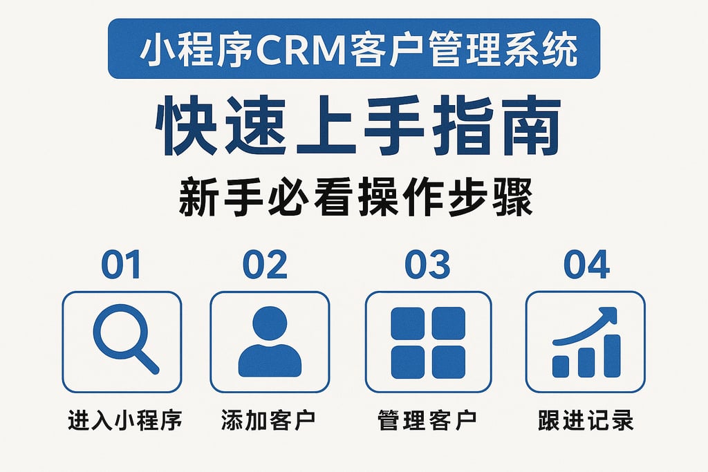 小程序CRM客户管理系统快速上手指南：新手必看操作步骤