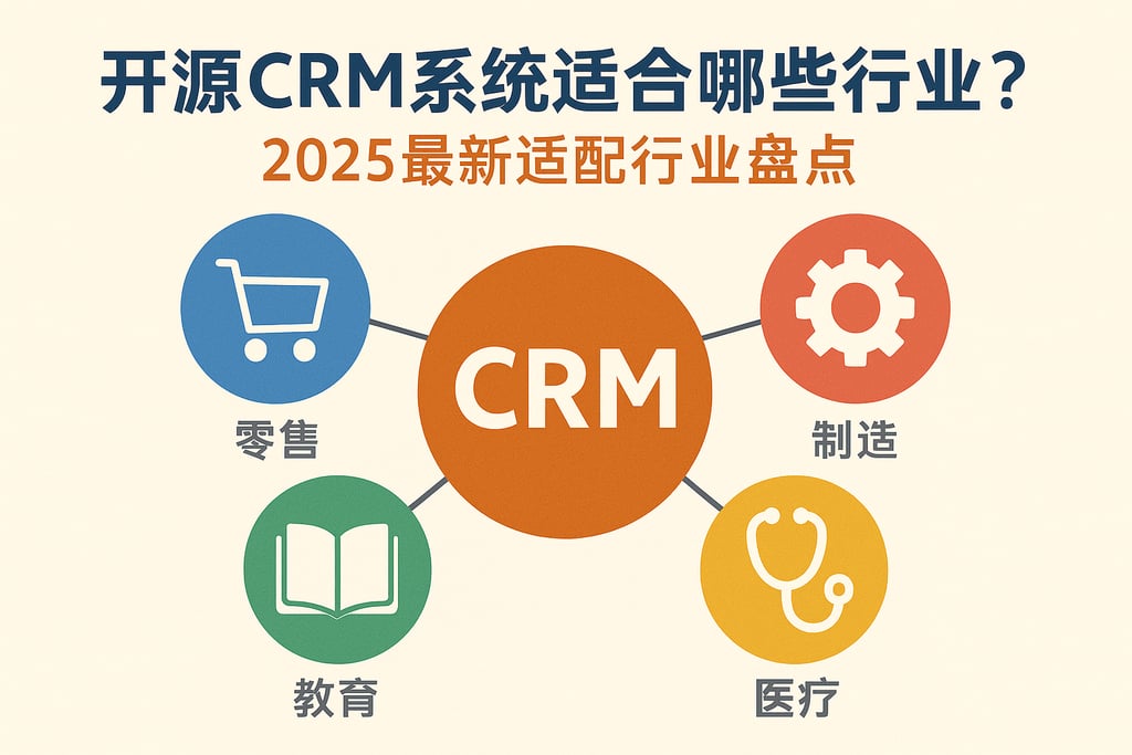 开源CRM系统适合哪些行业？2025最新适配行业盘点