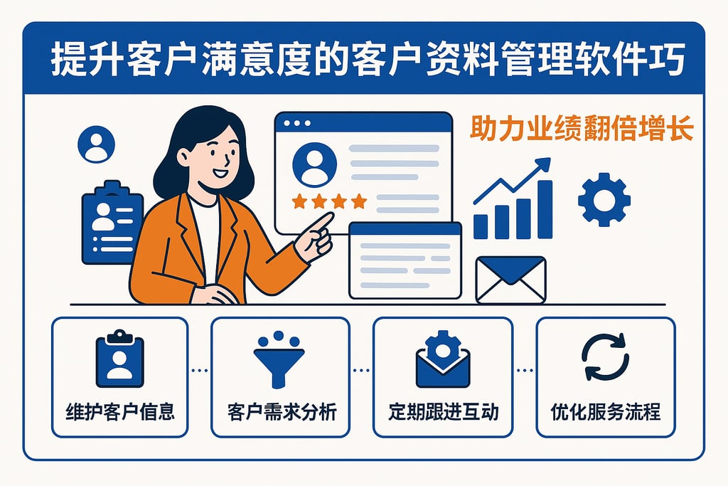 提升客户满意度的客户资料管理软件技巧，助力业绩翻倍增长