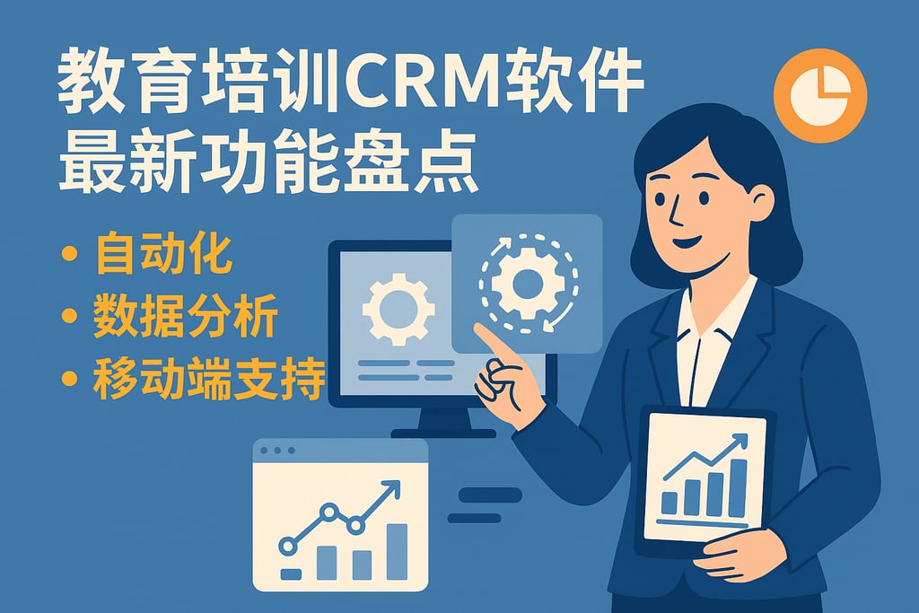 教育培训CRM软件最新功能盘点：自动化、数据分析、移动端支持