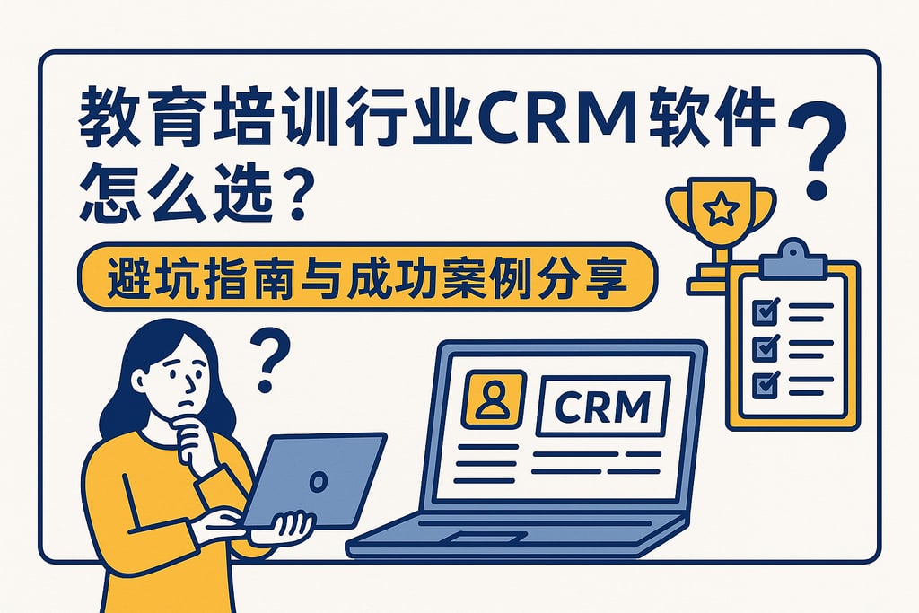 教育培训行业CRM软件怎么选？避坑指南与成功案例分享