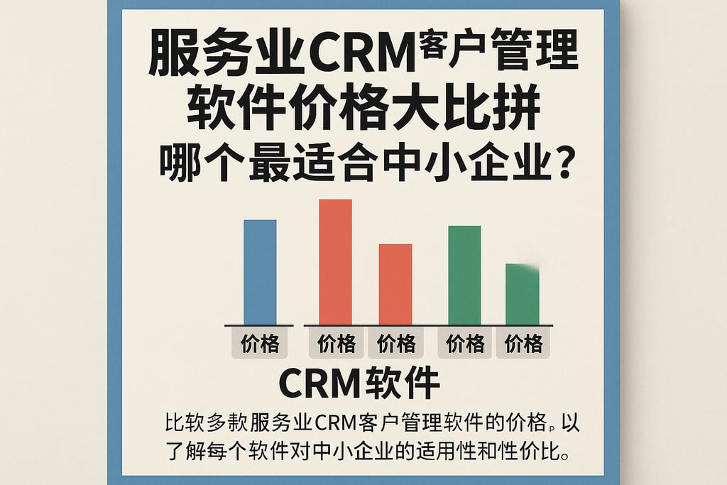 服务业CRM客户管理软件价格大比拼，哪个最适合中小企业？
