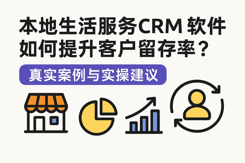 本地生活服务CRM软件如何提升客户留存率？真实案例与实操建议