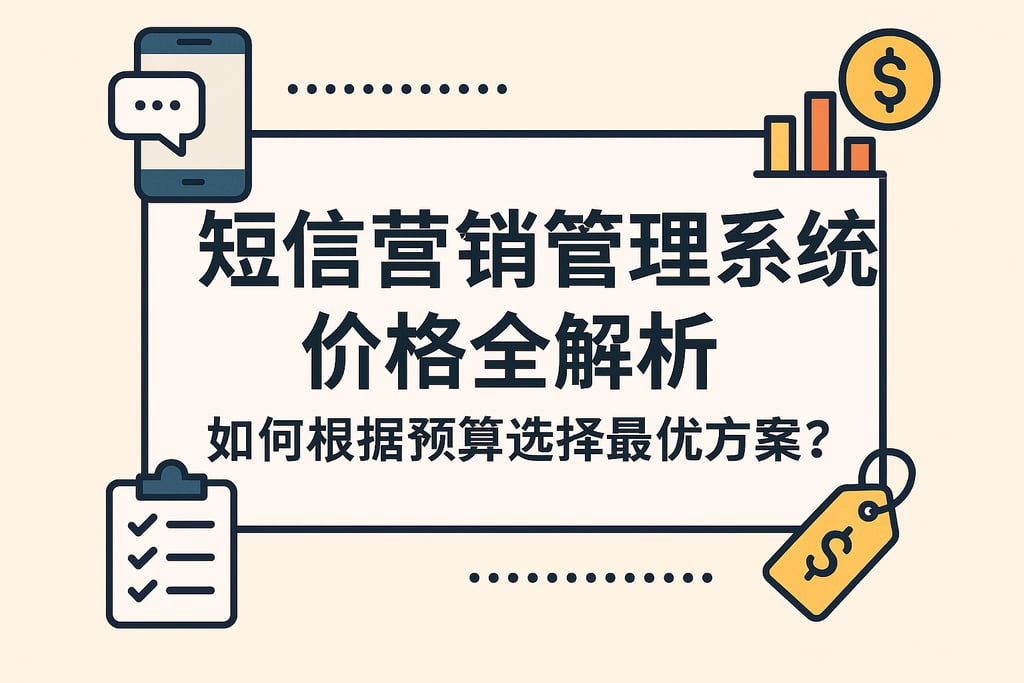 短信营销管理系统价格全解析，如何根据预算选择最优方案？