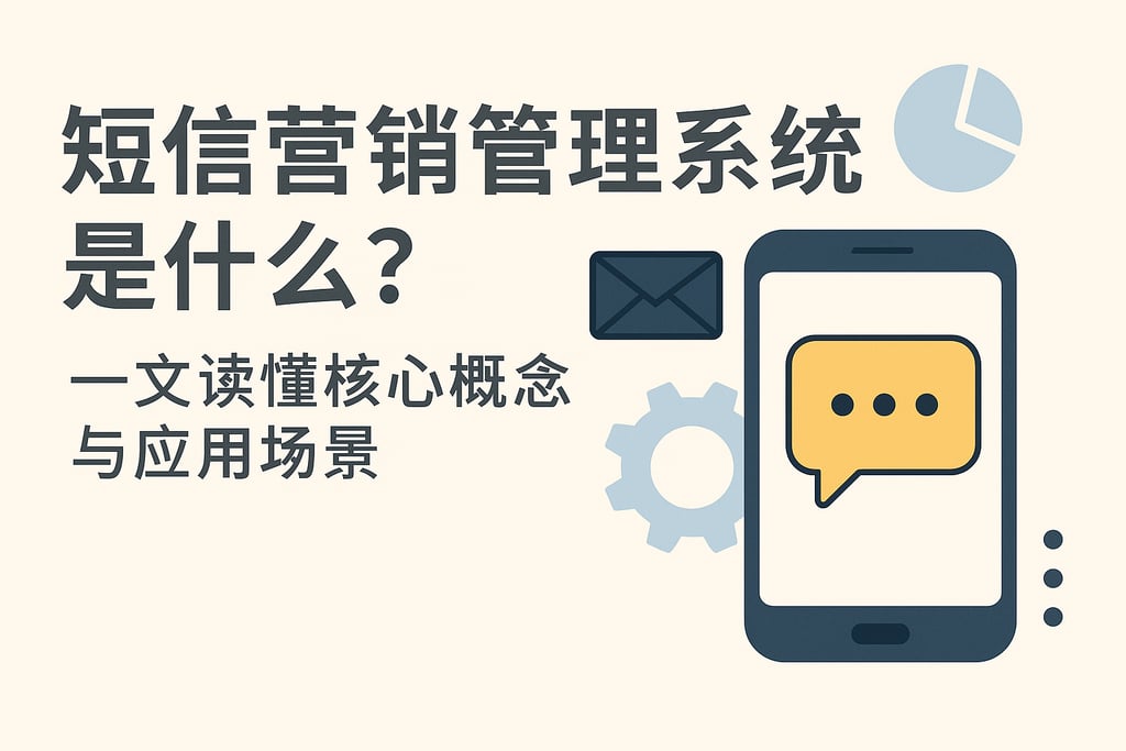 短信营销管理系统是什么？一文读懂核心概念与应用场景