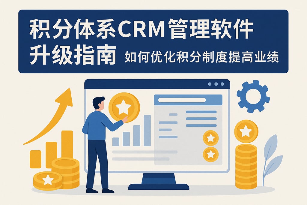 积分体系CRM管理软件升级指南：如何优化积分制度提高业绩
