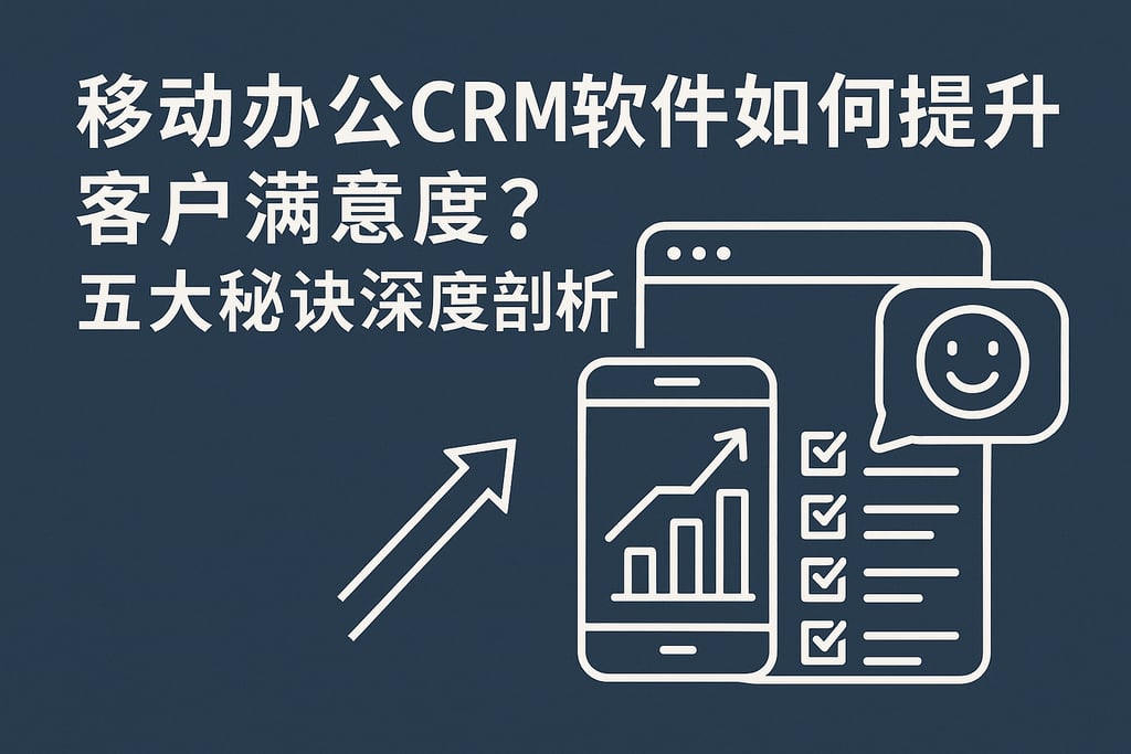 移动办公CRM软件如何提升客户满意度？五大秘诀深度剖析