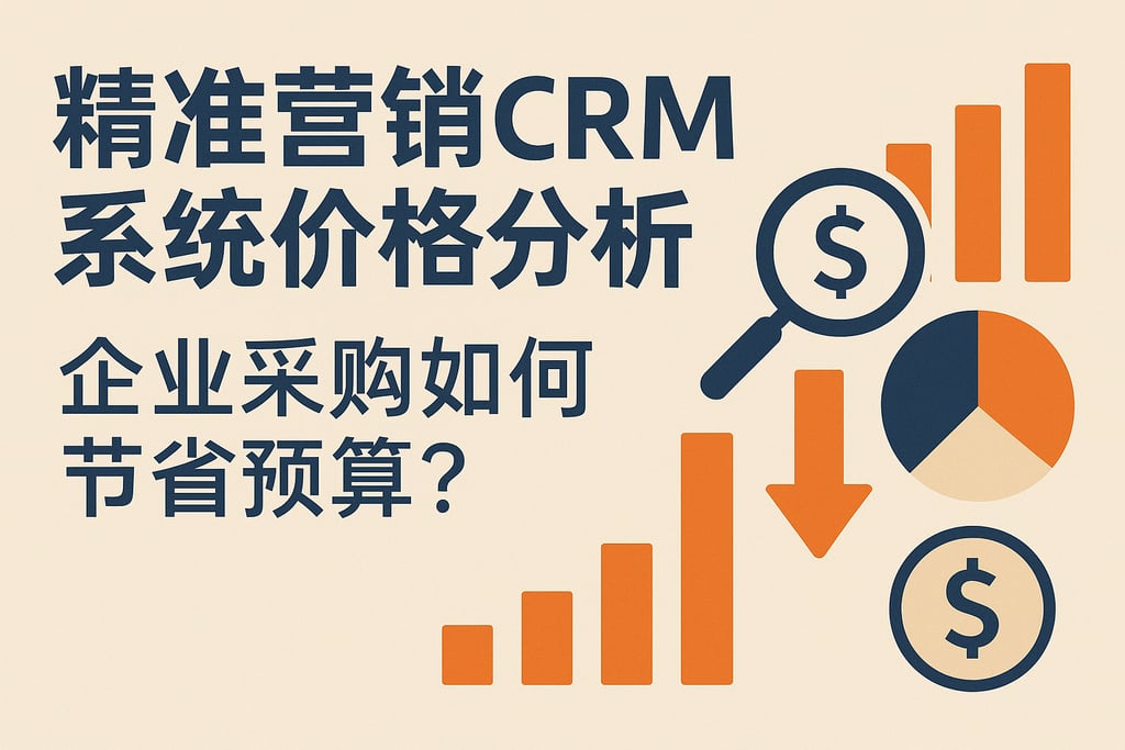 精准营销CRM系统价格分析，企业采购如何节省预算？