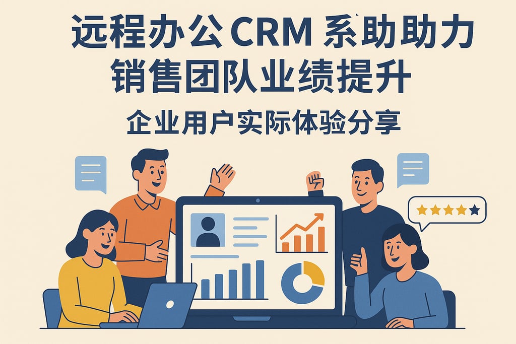 远程办公CRM系统助力销售团队业绩提升，企业用户实际体验分享