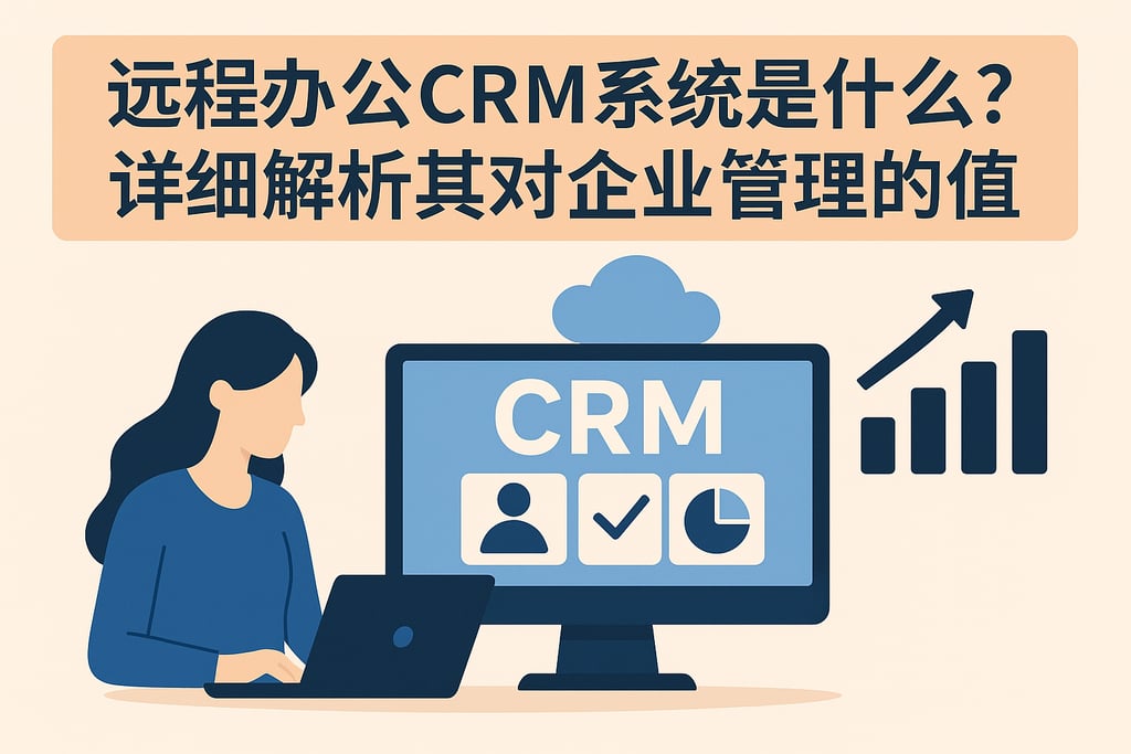 远程办公CRM系统是什么？详细解析其对企业管理的价值