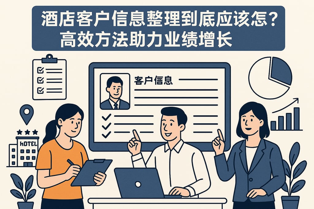 酒店客户信息整理到底应该怎么做？高效方法助力业绩增长