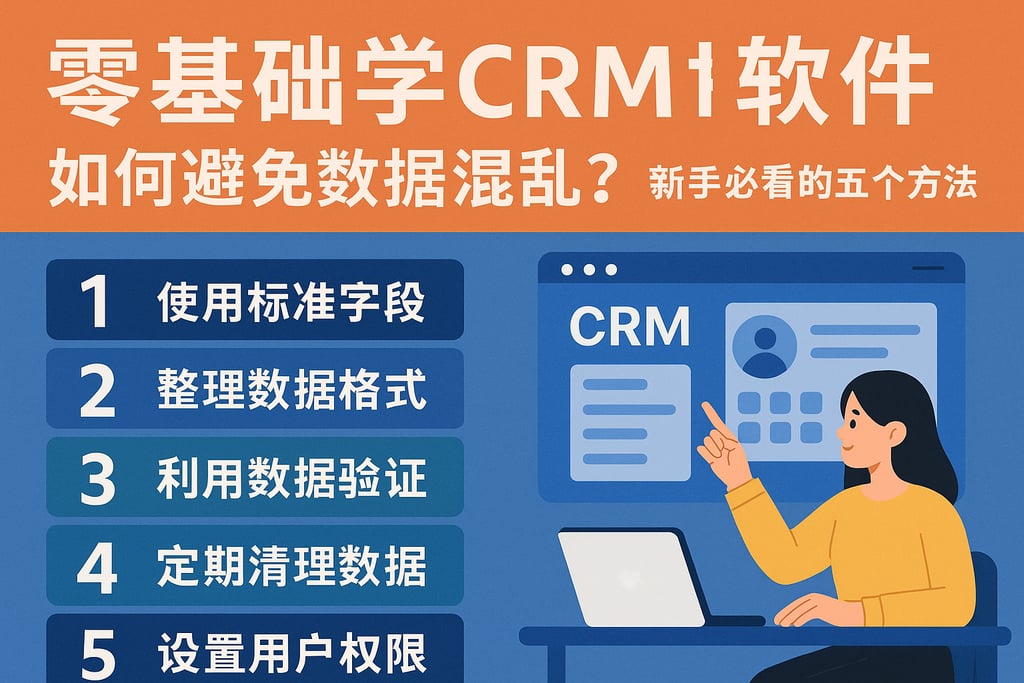 零基础学CRM软件，如何避免数据混乱？新手必看的五个方法