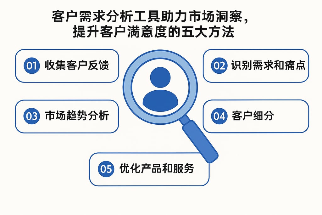 客户需求分析工具助力市场洞察，提升客户满意度的五大方法 | 零代码企业数字化知识站