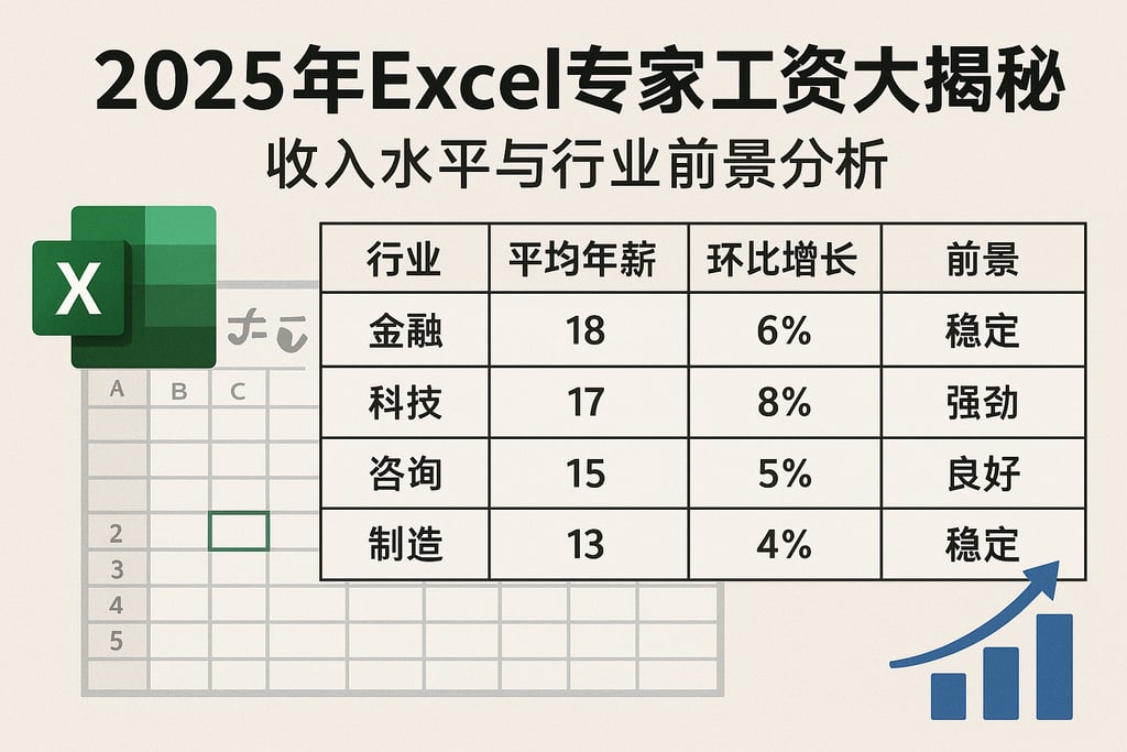 2025年Excel专家工资大揭秘：收入水平与行业前景分析