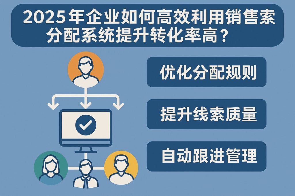 2025年企业如何高效利用销售线索分配系统提升转化率？