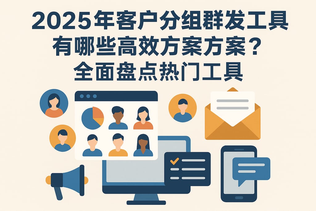 2025年客户分组群发工具有哪些高效方案？全面盘点热门工具