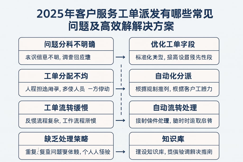 2025年客户服务工单派发有哪些常见问题及高效解决方案