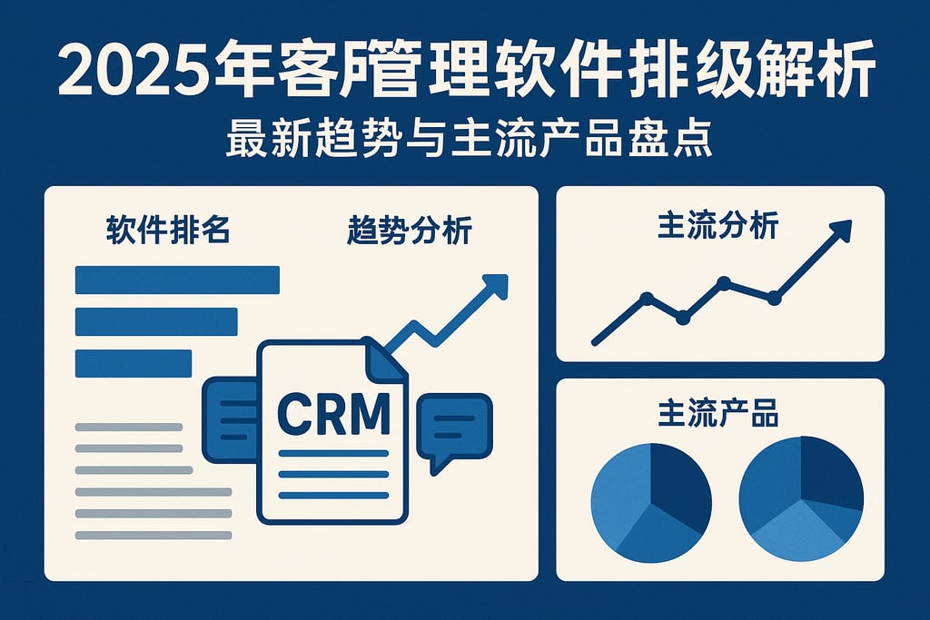 2025年客户管理软件排名深度解析：最新趋势与主流产品盘点
