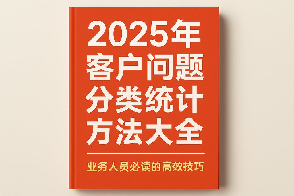 2025年客户问题分类统计方法大全：业务人员必读的高效技巧