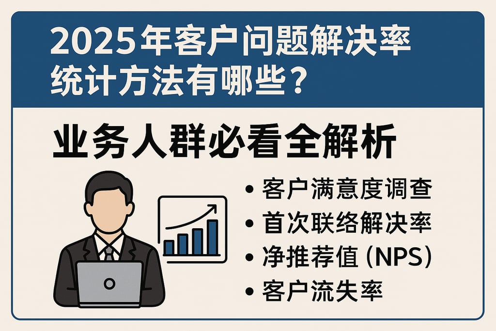 2025年客户问题解决率统计方法有哪些？业务人群必看全解析