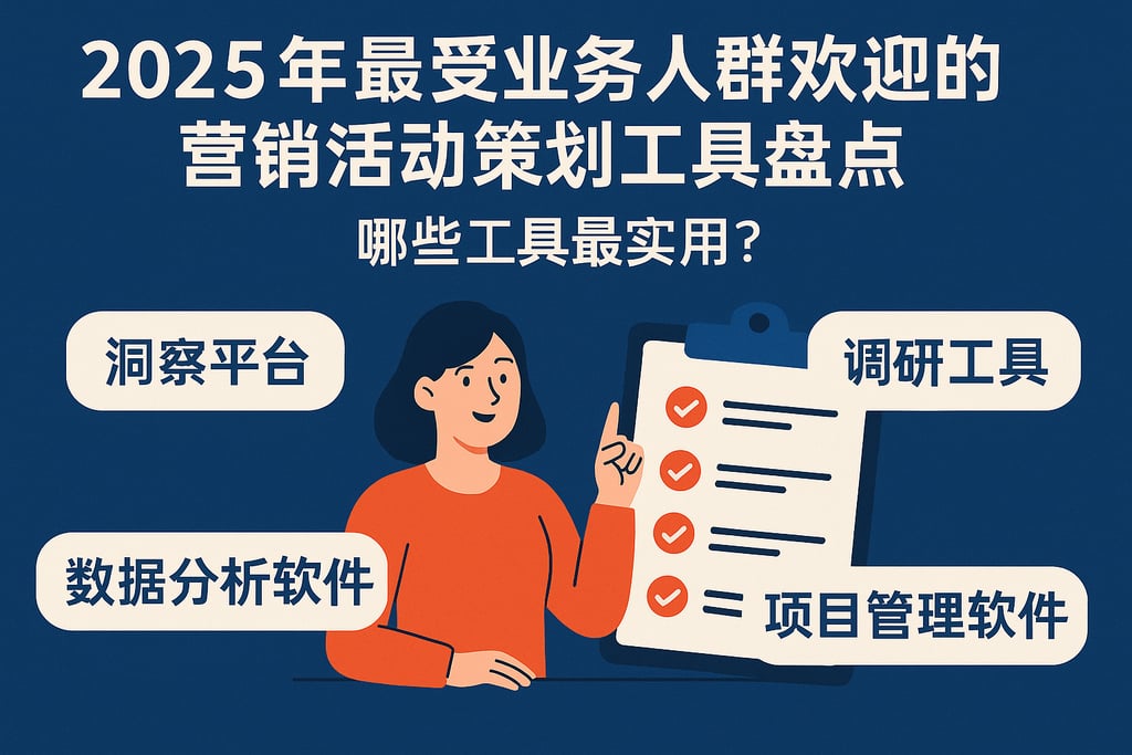 2025年最受业务人群欢迎的营销活动策划工具盘点，哪些工具最实用？