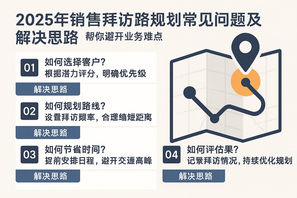 2025年销售拜访路线规划常见问题及解决思路，帮你避开业务难点