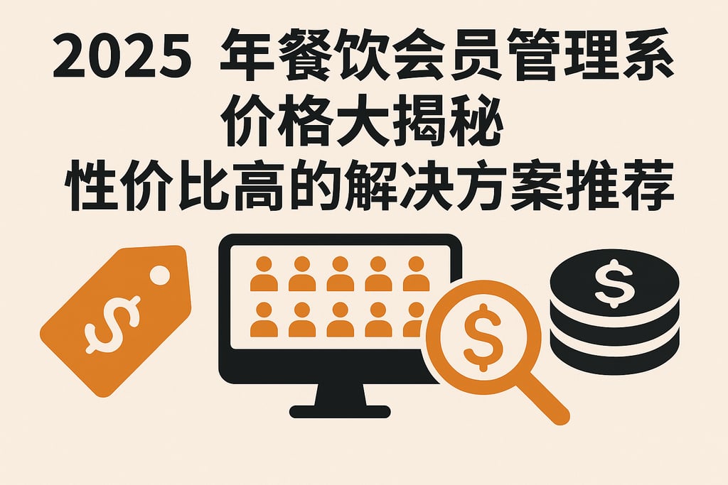 2025年餐饮会员管理系统价格大揭秘，性价比高的解决方案推荐
