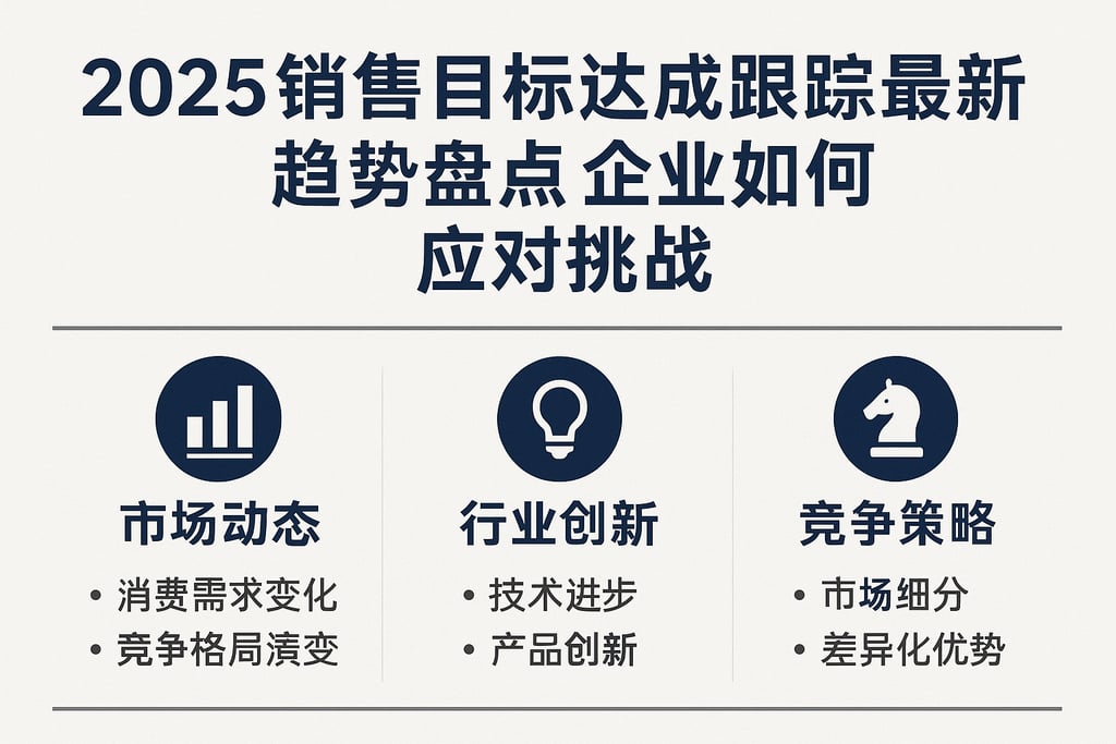2025销售目标达成跟踪最新趋势盘点，企业如何应对挑战