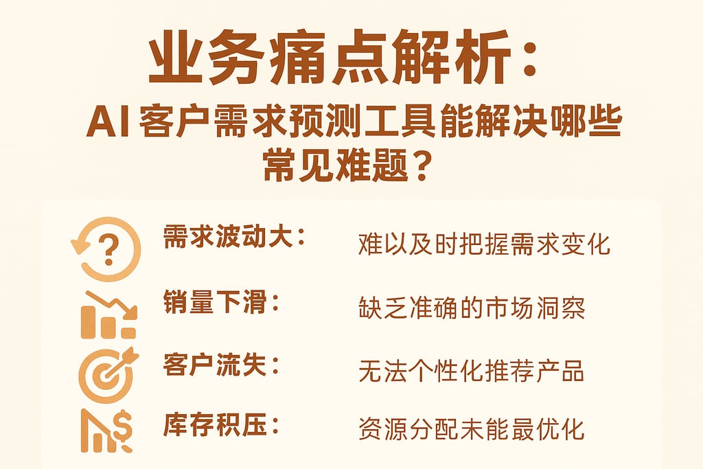业务痛点解析：AI客户需求预测工具能解决哪些常见难题？