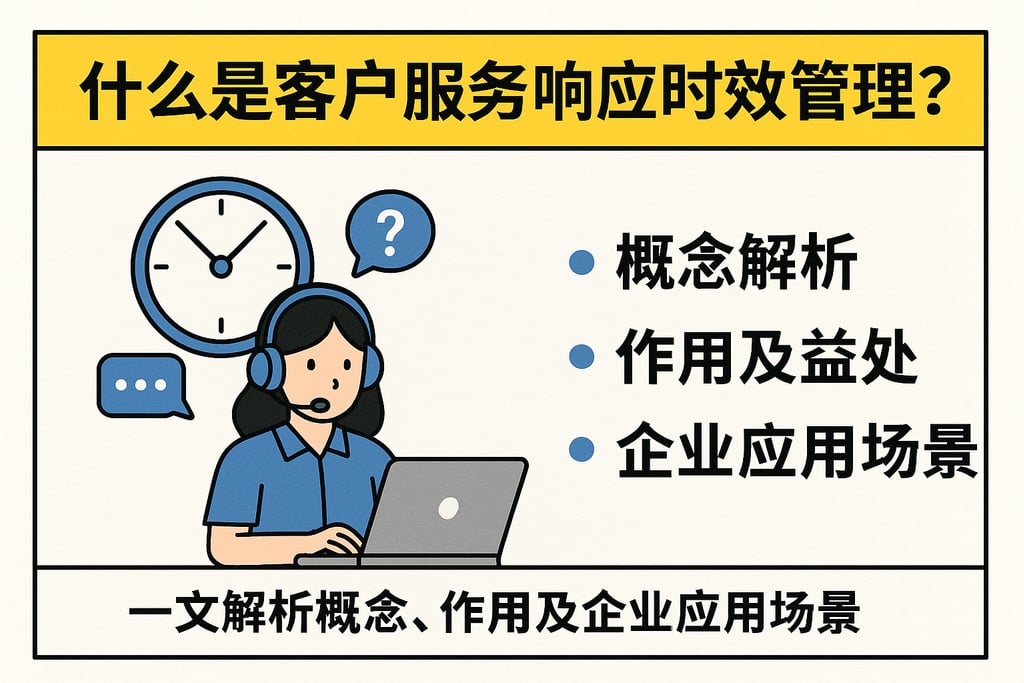 什么是客户服务响应时效管理？一文解析概念、作用及企业应用场景
