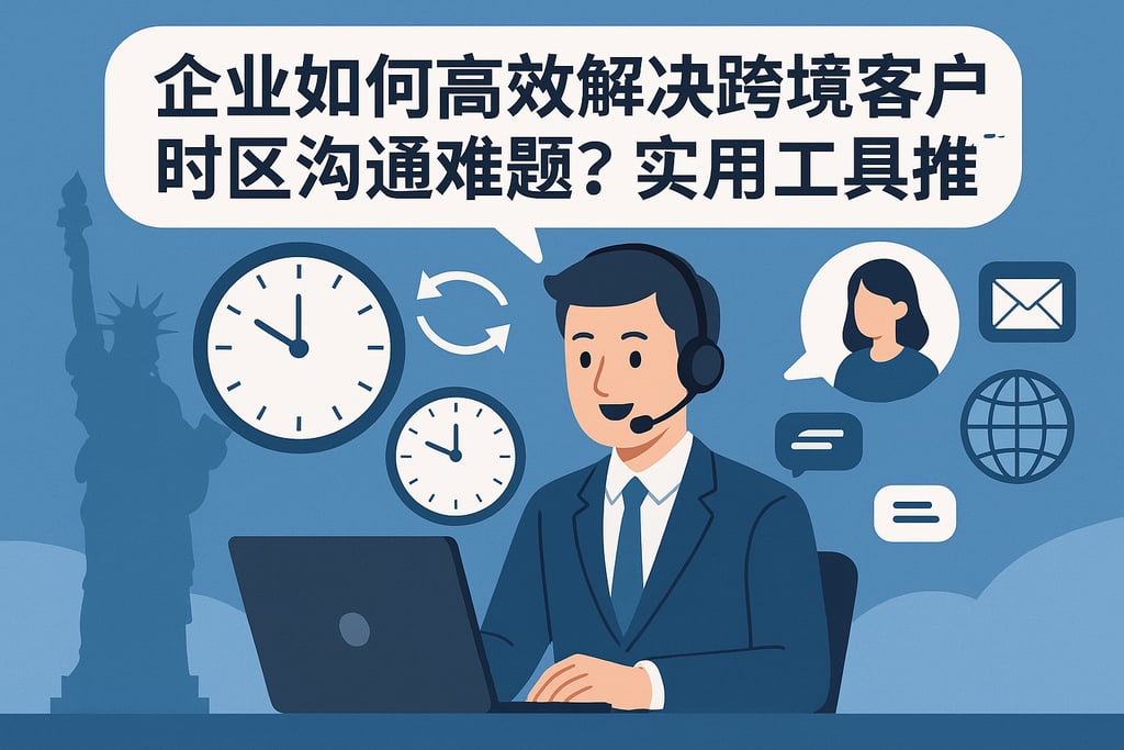 企业如何高效解决跨境客户时区沟通难题？实用工具推荐