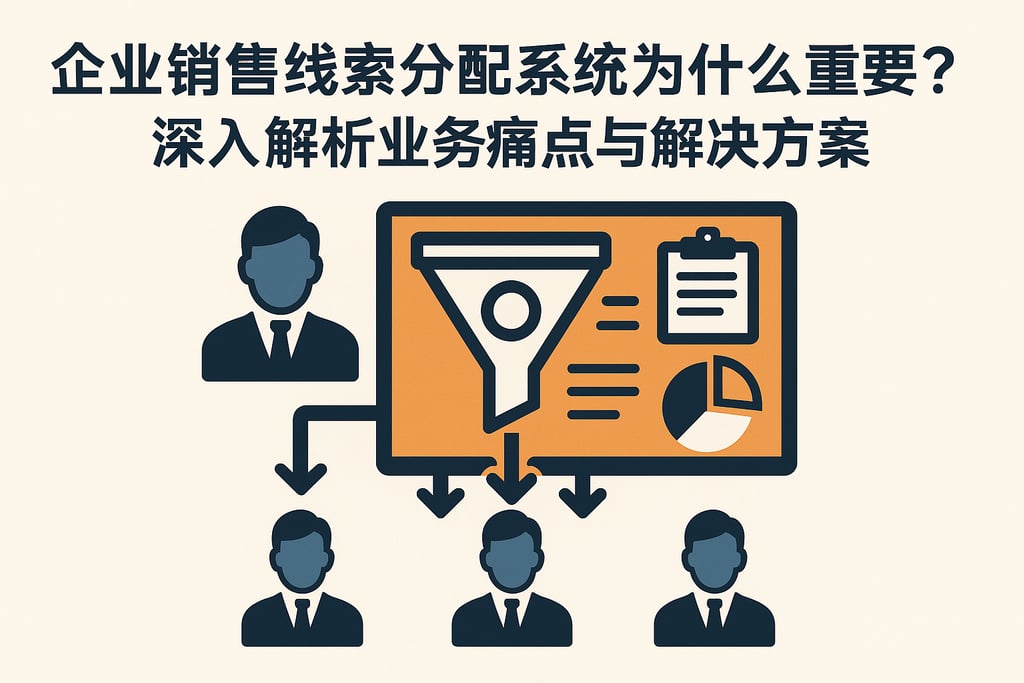 企业销售线索分配系统为什么重要？深入解析业务痛点与解决方案