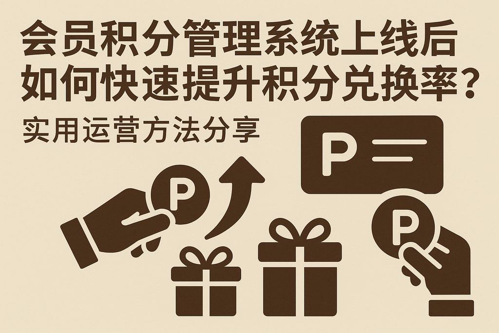 会员积分管理系统上线后如何快速提升积分兑换率？实用运营方法分享