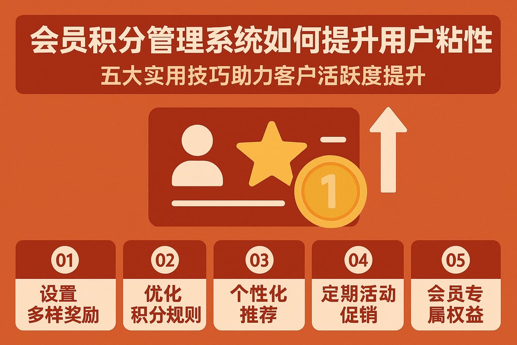 会员积分管理系统如何提升用户粘性？五大实用技巧助力客户活跃度提升