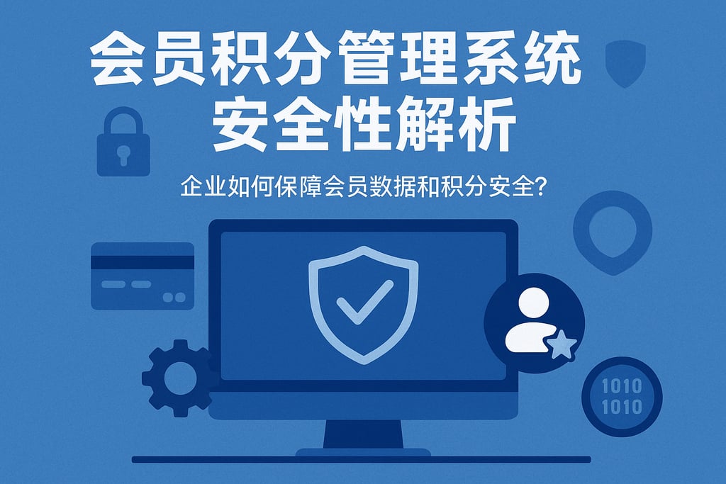 会员积分管理系统安全性解析，企业如何保障会员数据和积分安全？