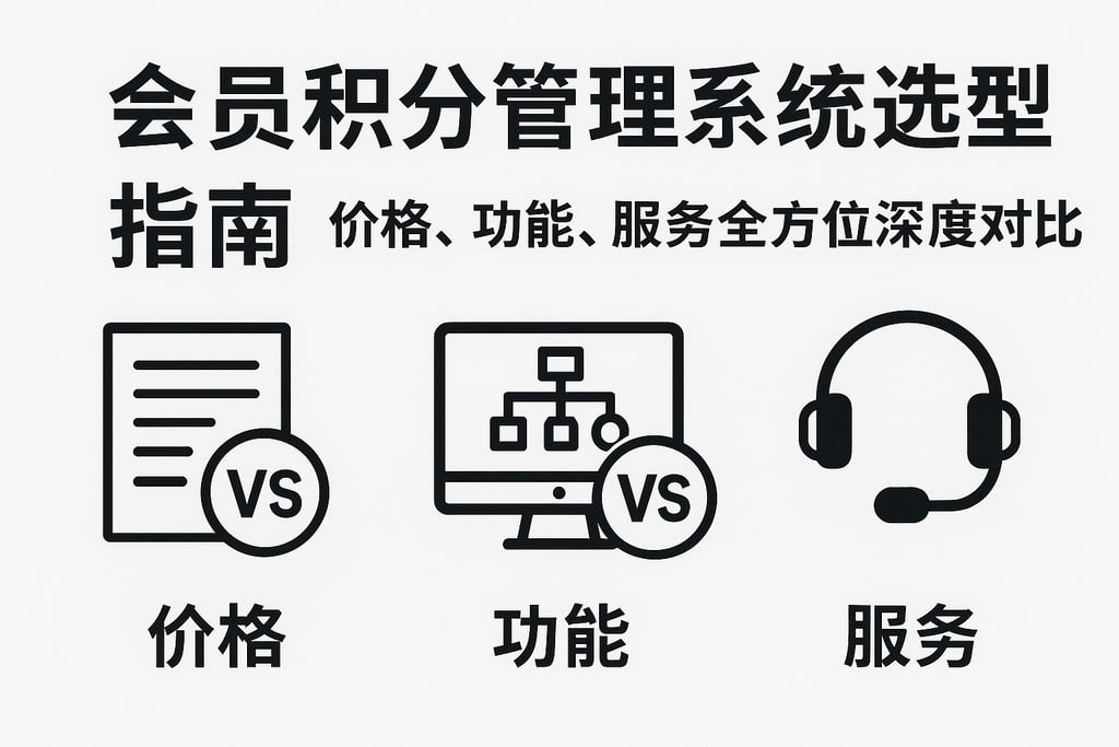 会员积分管理系统选型指南：价格、功能、服务全方位深度对比