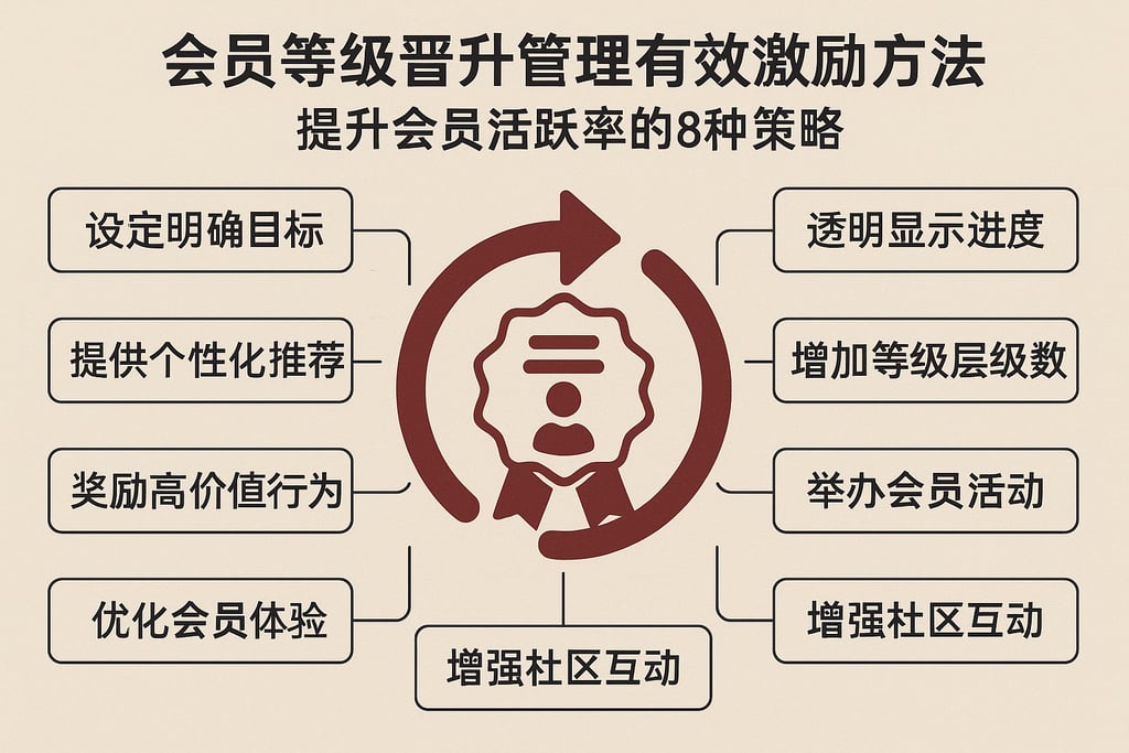 会员等级晋升管理有效激励方法，提升会员活跃率的8种策略