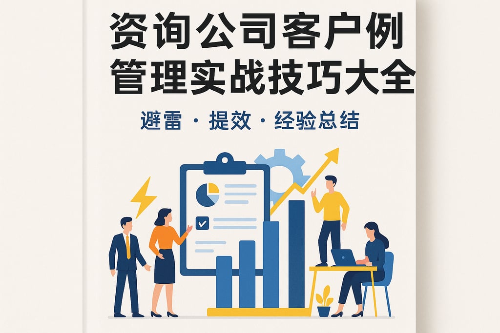 咨询公司客户案例管理实战技巧大全：避雷、提效、经验总结